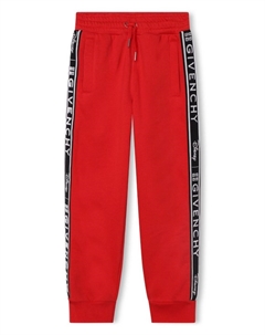 Kids спортивные брюки с логотипом из коллаборации с Disney, красный Givenchy