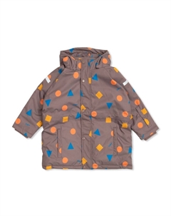 Куртка с геометрическим принтом, фиолетовый Tinycottons