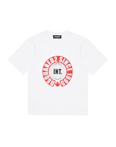 Футболка с логотипом KIDS, белый Dsquared2