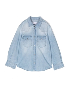 KIDS джинсовая рубашка с длинными рукавами, синий Dondup