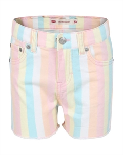 Полосатые джинсовые шорты Kids, белый Levi's®