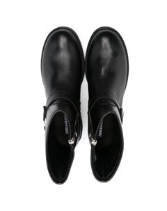 Детские кожаные ботильоны  Kids, черный Zadig&voltaire