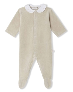 Пижама Tintina с принтом, серый Bonpoint