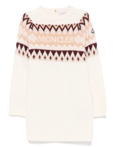 Шерстяное платье, серый Moncler enfant