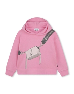 Толстовка с логотипом, розовый Marc jacobs kids