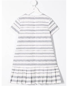 Платье в полоску с бантом, белый Il gufo