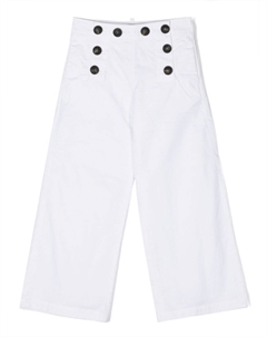Kids брюки на пуговицах, белый Dsquared2