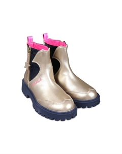 Ботильоны с логотипом, золотой Billieblush