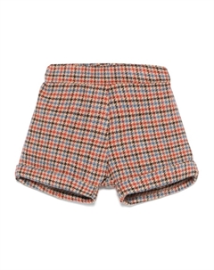 Шорты с узором «гусиная лапка», серый Siola