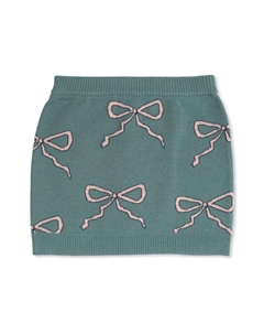 Юбка из трикотажной пряжи «интарсия» от, синий Tinycottons