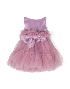 Платье Greta с оборками, фиолетовый La stupenderia