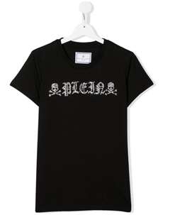 Junior футболка с кристаллами, черный Philipp plein