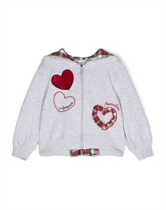 Худи на молнии, серый Monnalisa