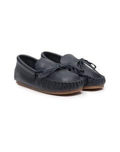 Лоферы с бантом, синий Pèpè