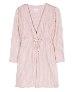 Kids халат с длинными рукавами, розовый La perla