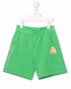 Kids спортивные шорты с логотипом, зеленый Chiara ferragni