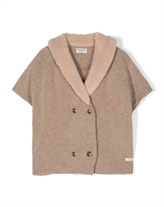 Жилет из шерсти мериноса, серый Donsje