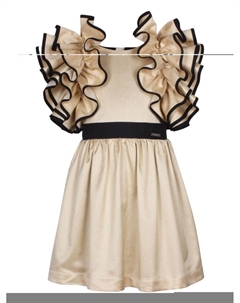 Платье миди с оборками, серый Jessie and james