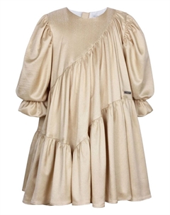 Платье с оборками, золотой Jessie and james