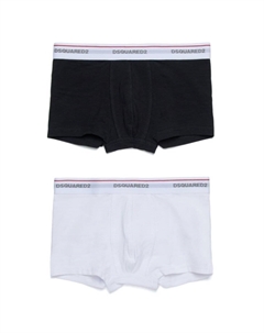 KIDS комплект из двух боксеров с логотипом, черный Dsquared2