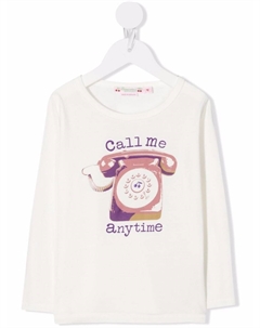 Топ с вышивкой, белый Bonpoint