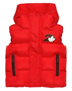 KIDS жилет с логотипом, красный Dsquared2