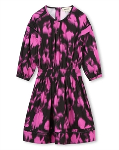 Платье Kids с абстрактным принтом, розовый Zadig&voltaire