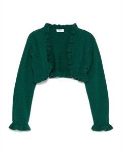 Кардиган с оборками, зеленый Siola