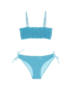 Kids бикини Tilly со сборками и люрексом, синий Mc2 saint barth