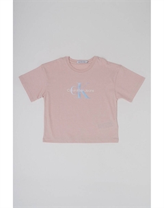 Футболка Serenity с логотипом, розовый Calvin klein