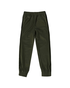 Детские спортивные брюки для джоггеров с ребристыми манжетами на молнии на щиколотке, цвет Olive Gioberti