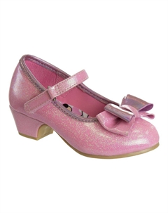 Детские блестящие модельные туфли на низком каблуке для девочек Disney's Minnie Mouse, розовый Licensed character