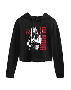 Укороченная толстовка с рисунком David Gilmour '72, черный Licensed character