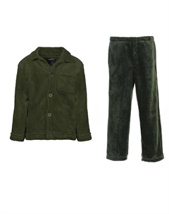 Детский супермягкий плюшевый пижамный комплект из 2 предметов, цвет Olive Gioberti