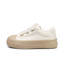 Кеды, скейтборд обувь женская низкая, бежевый/хаки B10crown