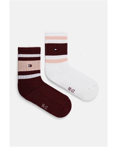 Детские носки, 2 шт, гранатовый Tommy hilfiger