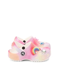 Сабо Classic Cloud Charm Clog, цвет Rainbow Crocs