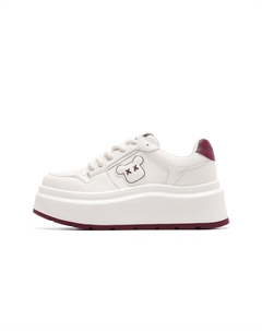 Кеды, скейтборд обувь женская низкая, бежевый/черный C°banner