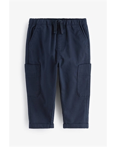 100% хлопок, брюки с боковыми карманами (3 мес 7 лет), синий Next