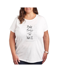 Футболка Missy размера плюс Pink Floyd The Wall с рисунком Licensed character