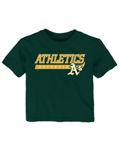 Зеленая футболка Infant Oakland Athletics Take The Lead Outerstuff