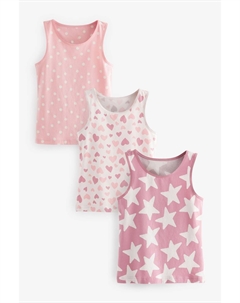 Сказочные жилеты, 3 шт в упаковке (1,5 16 лет), розовый Next