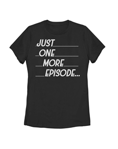 Футболка с рисунком Just One More Episode для юниоров Unbranded