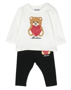 Спортивный костюм Teddy Bear, черный Moschino kids