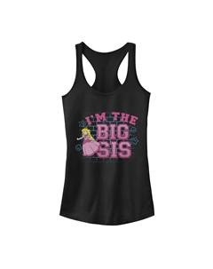 Майка с графическим изображением персика для Nintendo Super Mario для юниоров «Я большая сестра» Licensed character