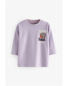 Футболка с длинным рукавом, 100% хлопок (3 мес 7 лет), фиолетовый Next
