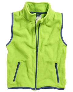 Флисовая куртка Fleece Weste farbig abgesetzt, зеленый Playshoes