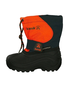 Ботинки на шнуровке FOX, цвет orange Kamik