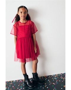 Платье сетка (3 16 лет), красный Next