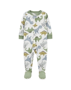 Флисовые пижамы с принтом динозавра для малышей и мальчиков (1 шт.), цвет Dino Carter`s